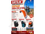 Satilik Tandem Paraglider seti Supair Sora Evo 42 2024 model