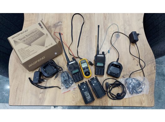 2 ADET BAOFENG UV82 TELSİZ VE SIFIR ANEMOMETRE AYRINTILAR AÇIKLAMADA